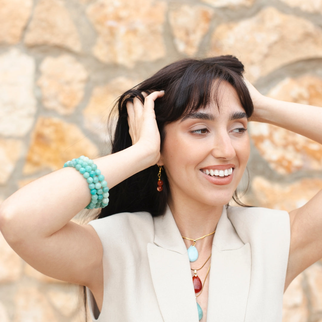 Bracelet Amazonite en Perles