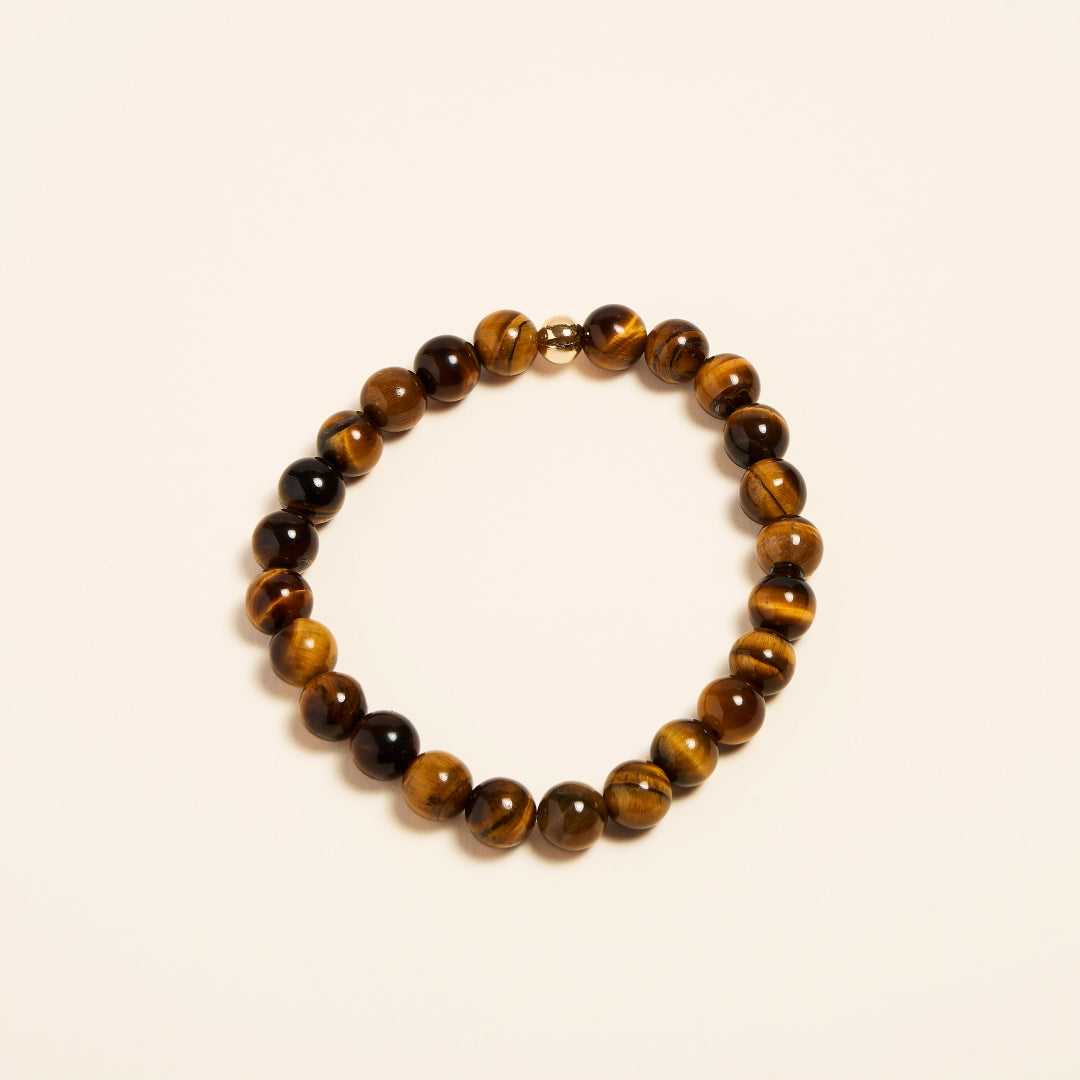 Bracelet Oeil de Tigre en Perles