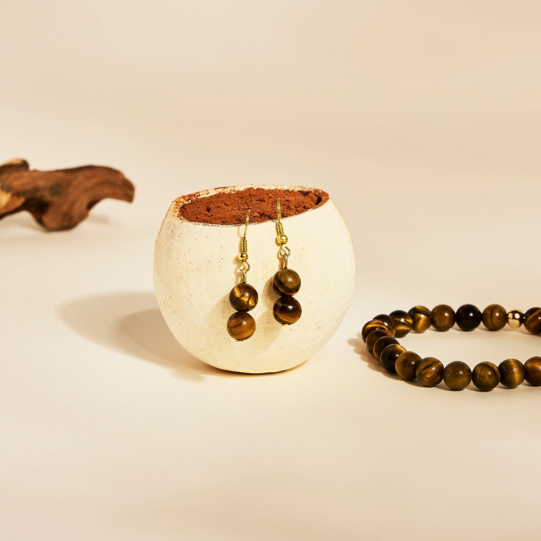 Bracelet Oeil de Tigre en Perles