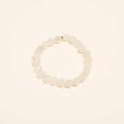 Bracelet Quartz Blanc en Perles