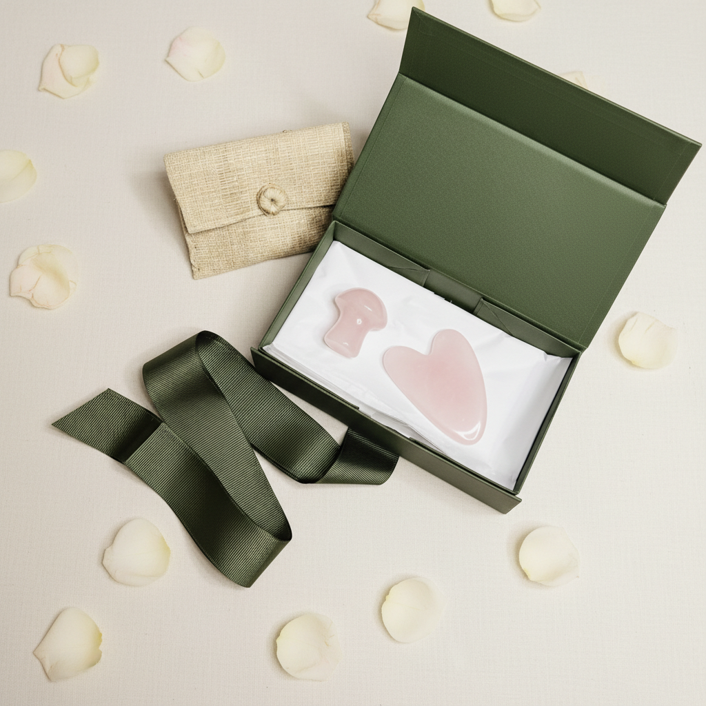 Coffret duo massage "Relaxant"- Quartz Rose