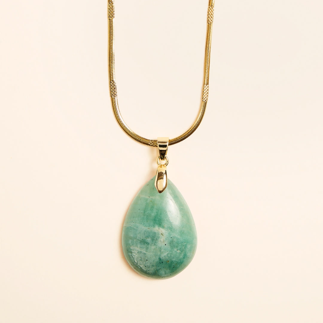 Collier avec Pendentif Amazonite