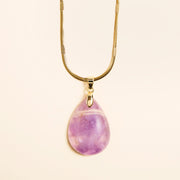 Collier avec Pendentif Améthyste