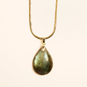 Collier avec Pendentif Labradorite