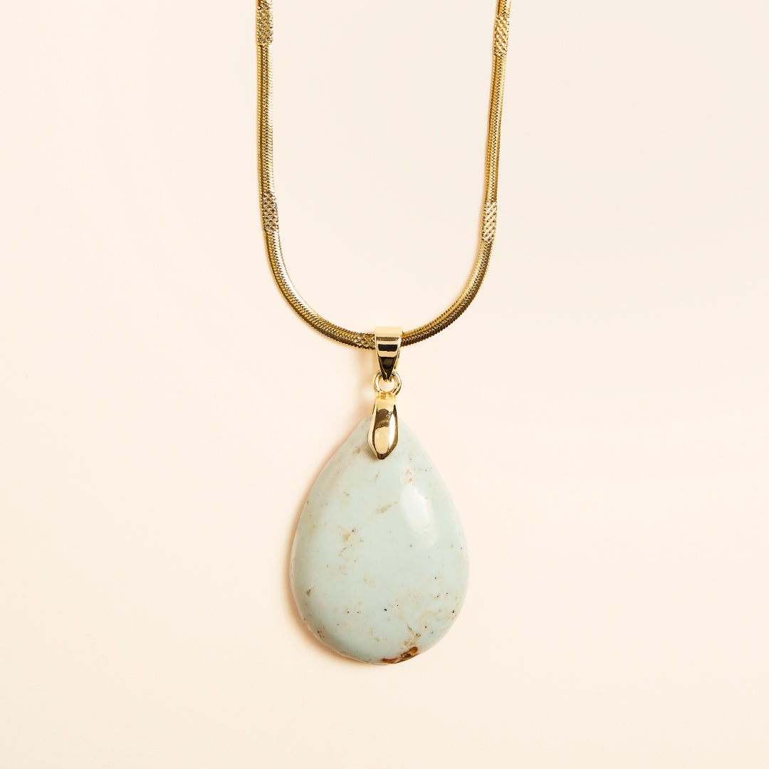 Collier avec Pendentif Opaline