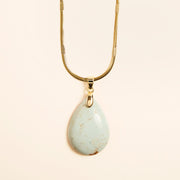 Collier avec Pendentif Opaline