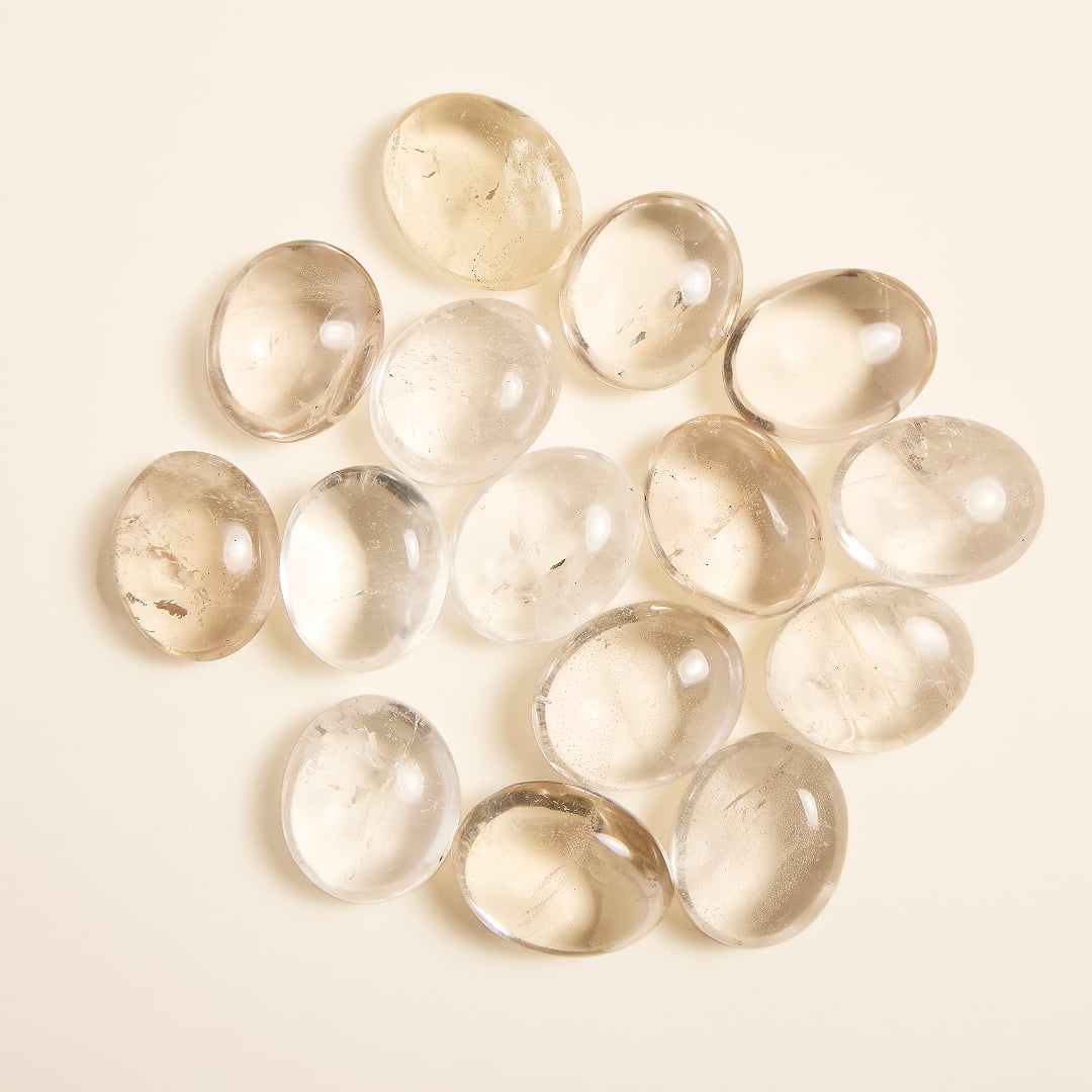 Pierre Roulée Cristal de Roche x1