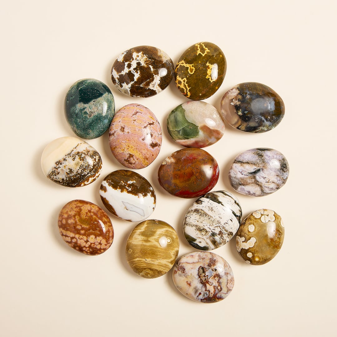 Pierre Roulée Jaspe Polychrome x1