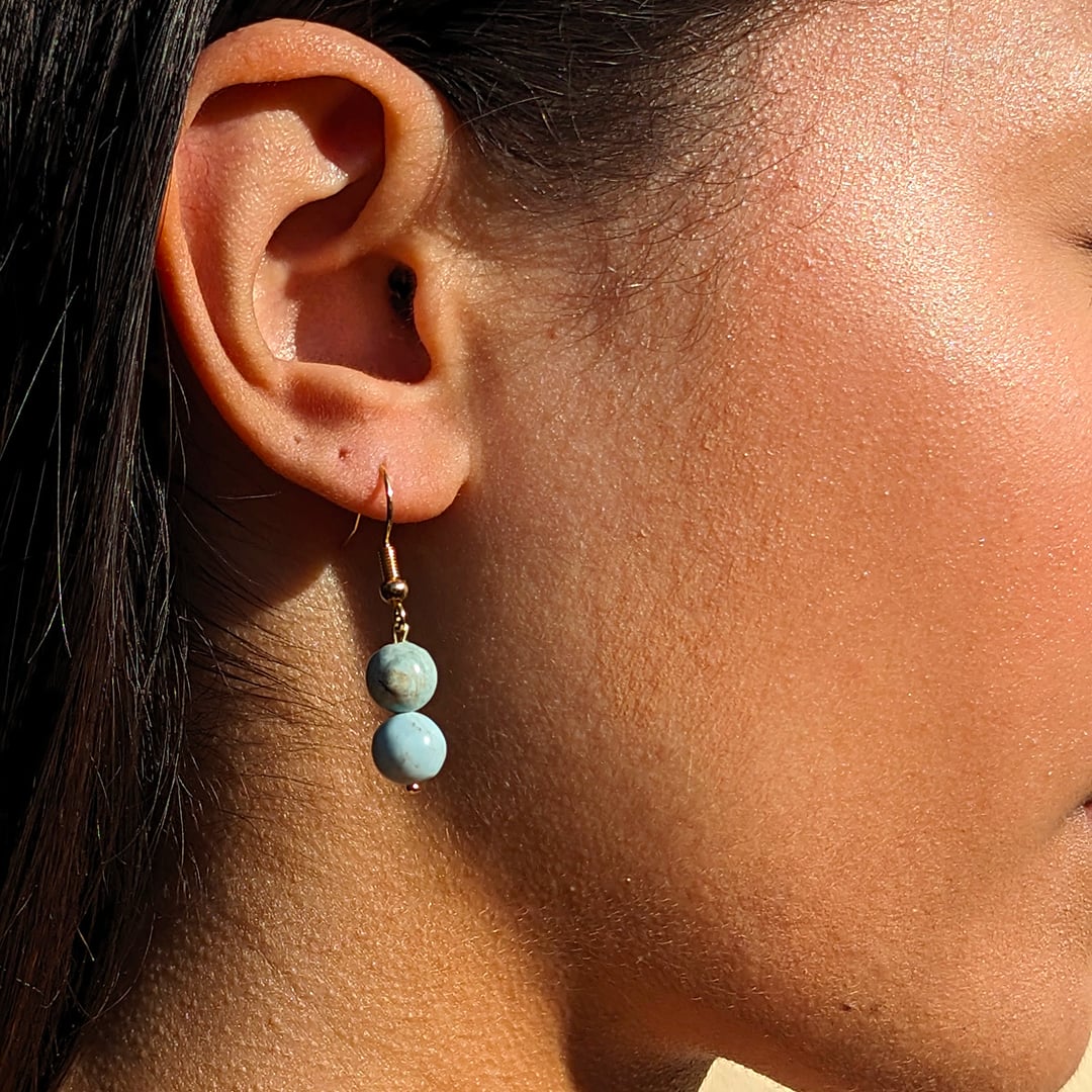 Boucles d'Oreilles Opaline