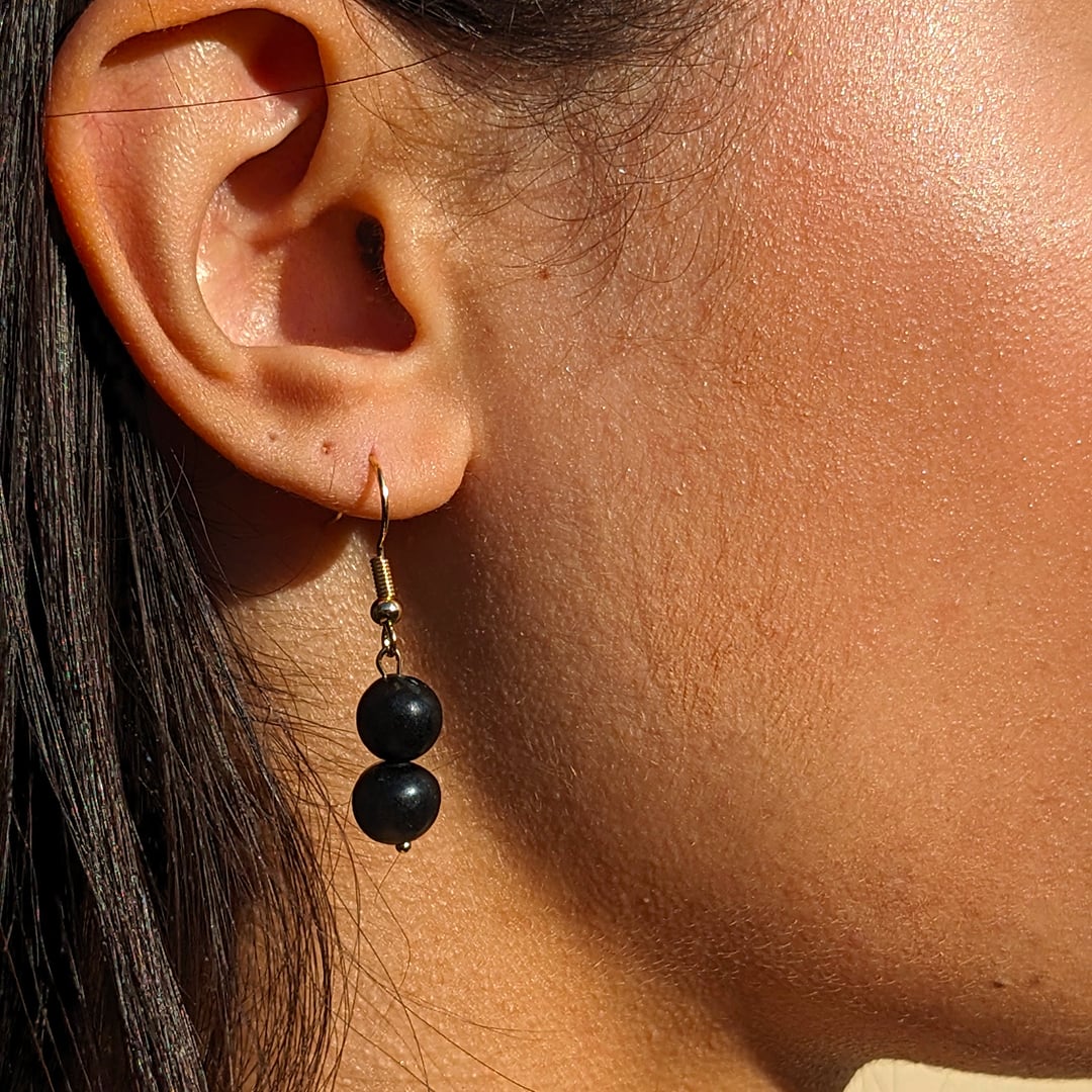 Boucles d'Oreilles Tourmaline