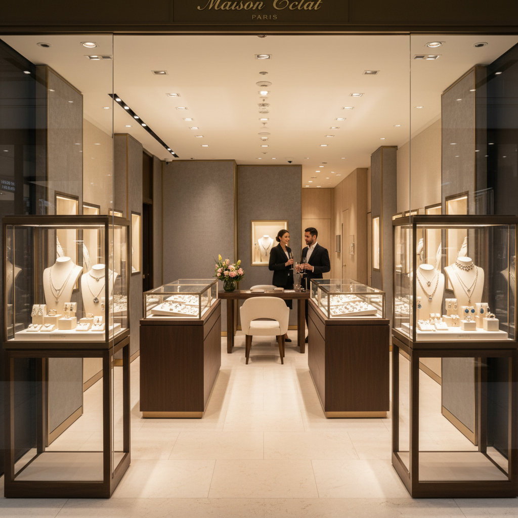 Boutique bijoux (revendeur professionnel) au format 1:1