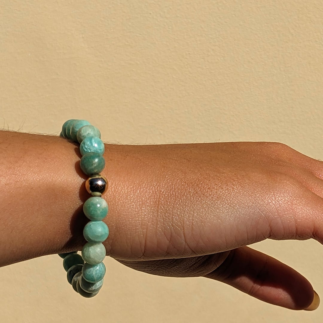 Bracelet Amazonite en Perles