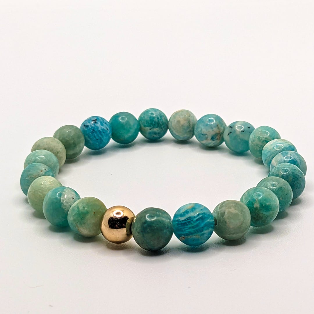 Bracelet Amazonite en Perles