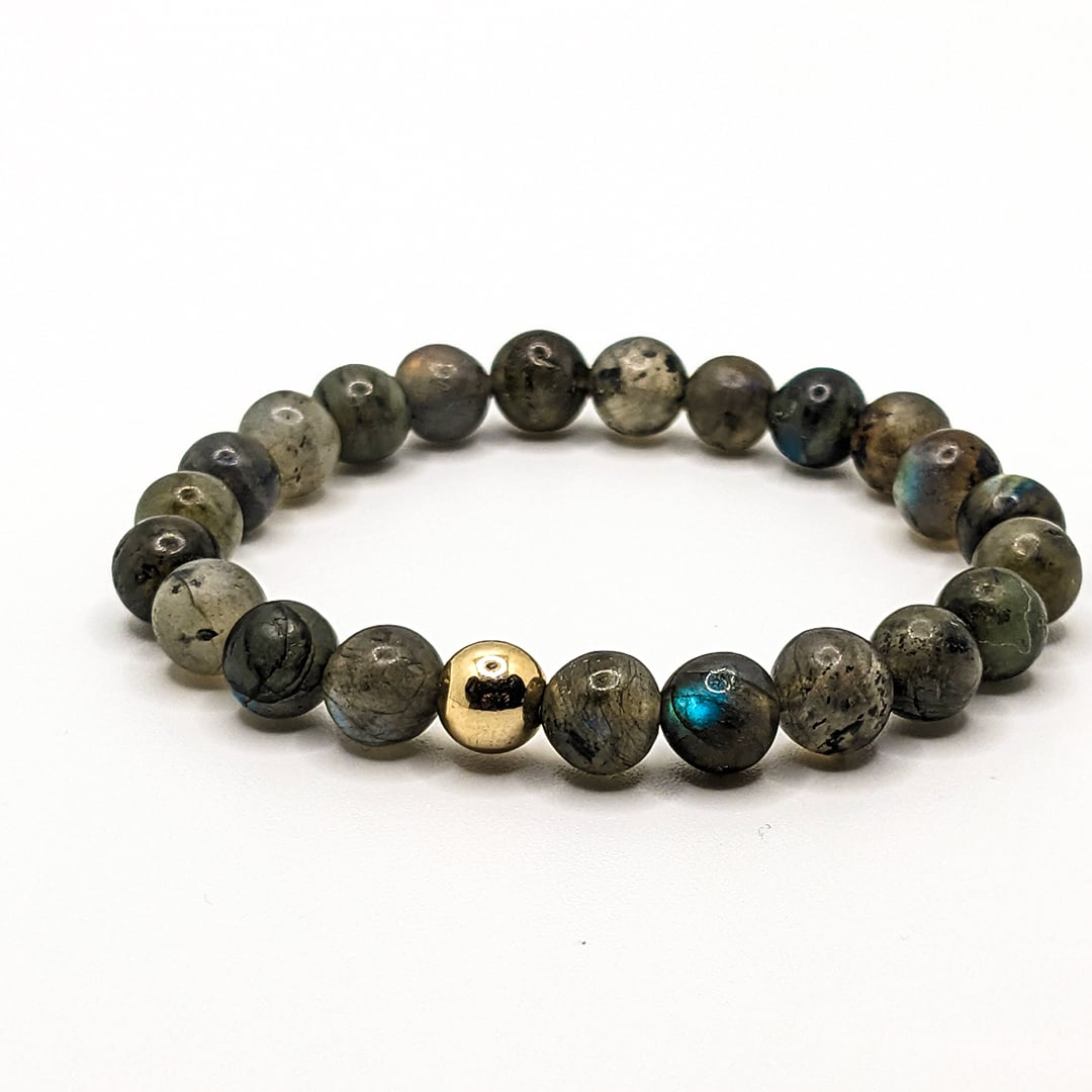 Bracelet Labradorite en Perles
