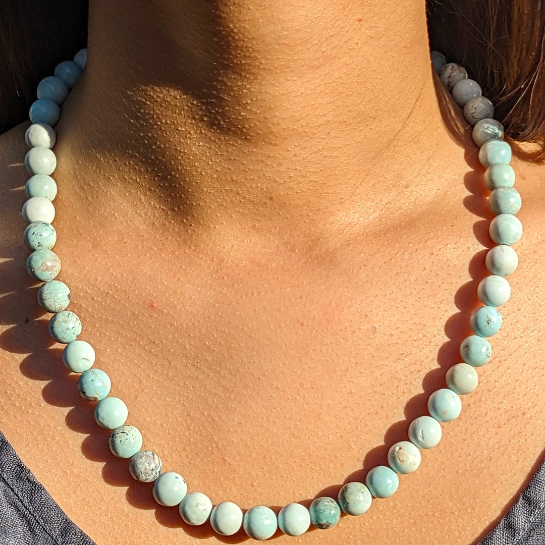 Collier Opaline en Perles