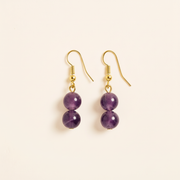 Boucles d'Oreilles Améthyste